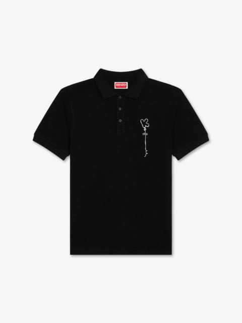 KENZO 'KENZO Balloons' slim polo in cotton