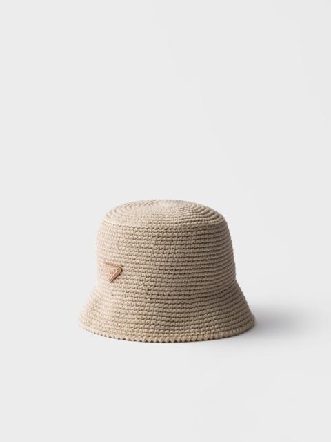 Prada Crochet bucket hat