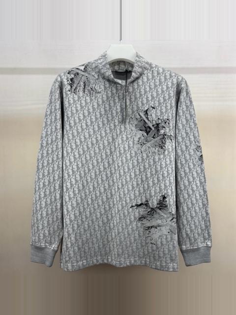 Dior Dior x Hajime Sorayama All-Over Logo Long-Sleeve Top