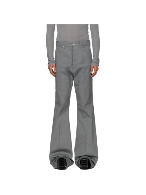 Rick Owens Gray Concordians Bolan Bootcut Trousers