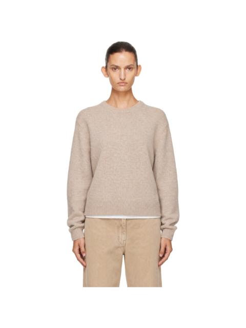 LE17SEPTEMBRE Beige Provence Convertible Tie Knit Top