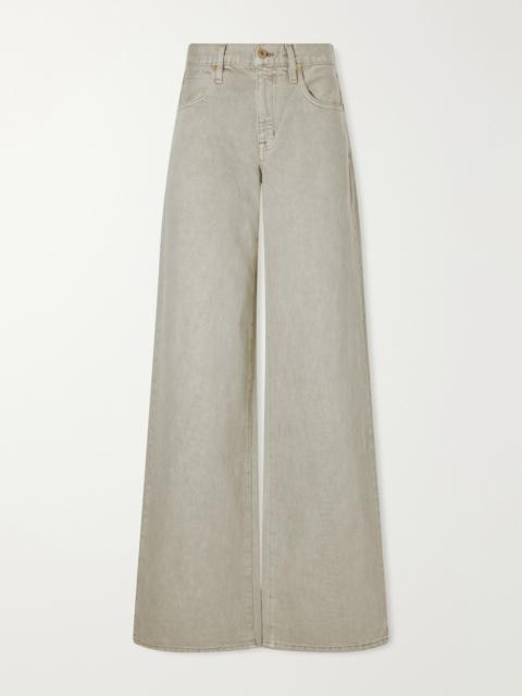 SLVRLAKE Mica Low-rise Wide-leg Jeans