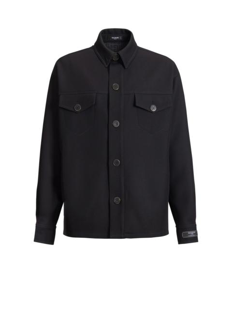 Balmain Wool twill overshirt