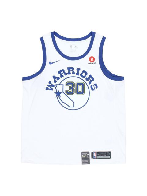 Nike Golden State Warriors Curry 30 White Hardwood Classic Swingman Jersey 904152-100