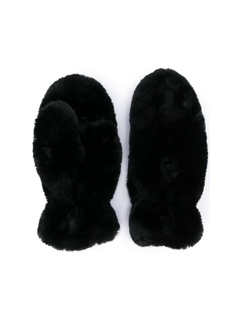 APPARIS Coco faux-fur mittens
