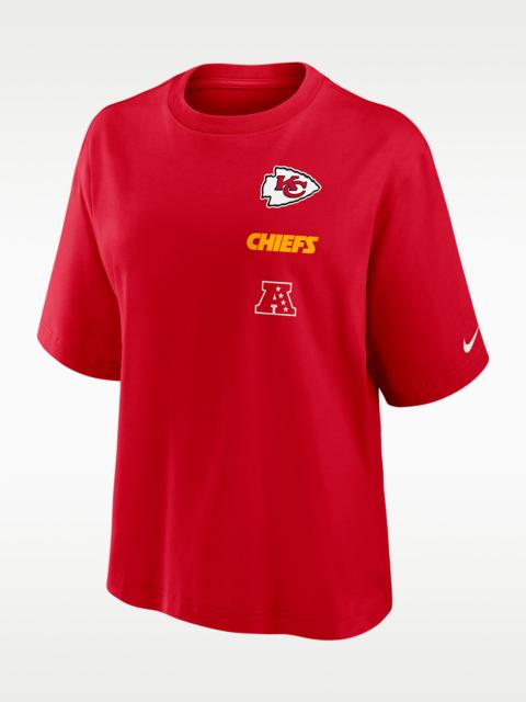 Nike Kansas City Chiefs Primetime Premium Essential Boxy Women's Nike NFL T-Shirt