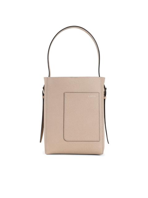 Valextra leather tote bag