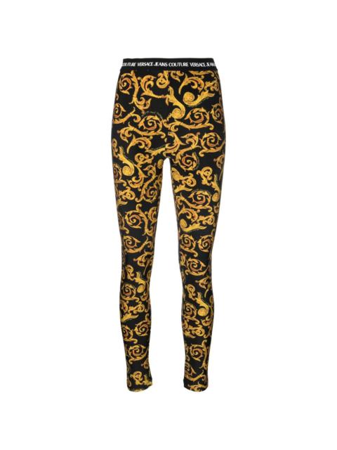 VERSACE JEANS COUTURE Sketch Couture-print leggings