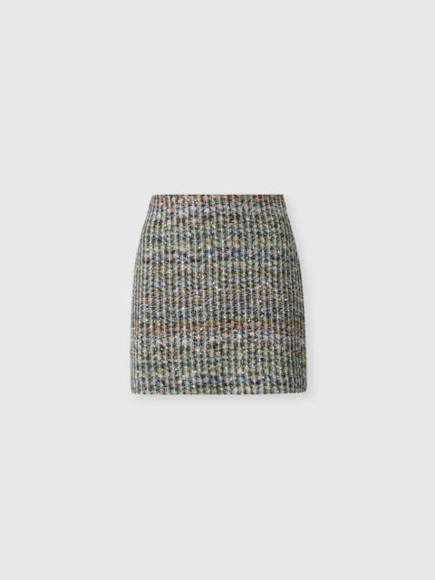 Missoni Chevron viscose-blend mini skirt with sequins
