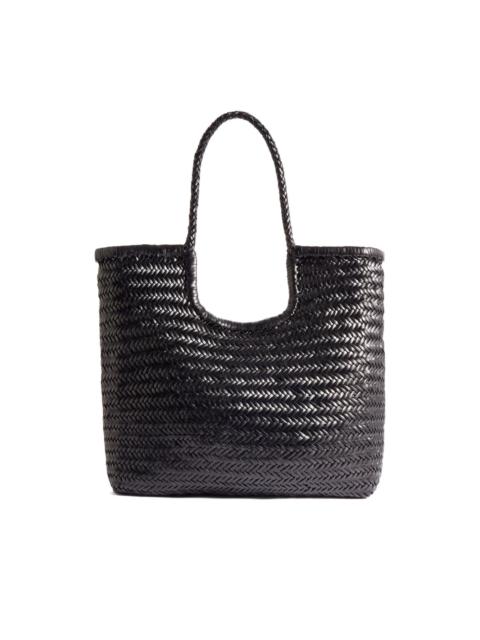 DRAGON DIFFUSION NS Diagonal Triple Jump handwoven tote bag