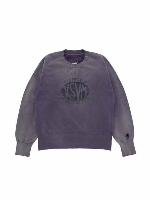 visvim COURT SWEAT L/S CRASH PURPLE