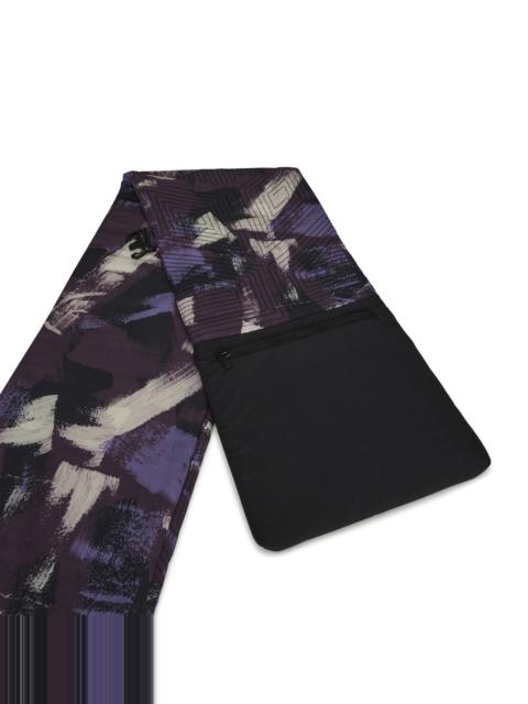 Y-3 Quilted AOP Scarf  in Purple