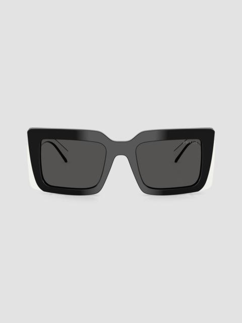 Prada Women's D01S 52MM Rectangular Sunglasses - Black