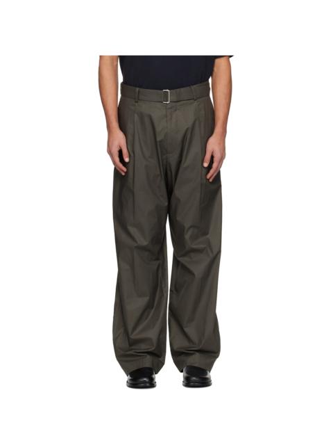 Acne Studios Khaki Belted Trousers