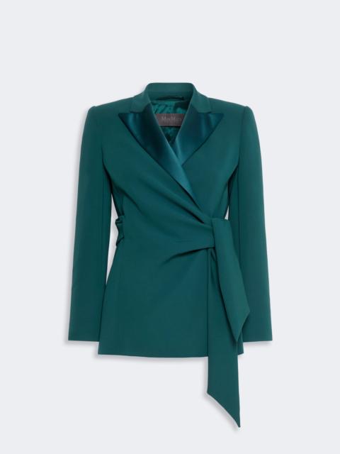 Max Mara EBANO Cady criss-cross jacket - DARK GREEN
