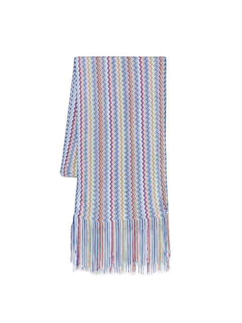 Missoni zigzag-woven scarf
