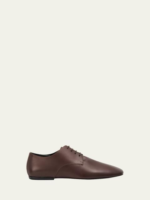 Dries Van Noten Men's Minimal Leather Oxford Shoes