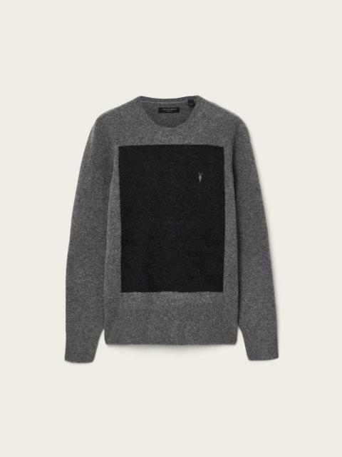 ALLSAINTS LOBKE RAMSKULL CREW NECK SWEATER