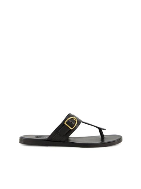 TOM FORD Brighton buckle leather sandals