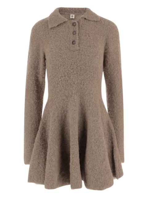 The Garment buttoned collared mini dress