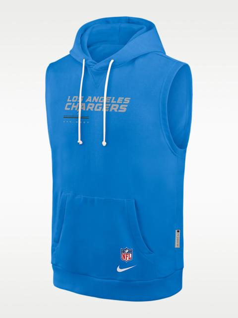 Nike Los Angeles Chargers Sideline Men's Nike Dri-FIT NFL Sleeveless Pullover Hoodie