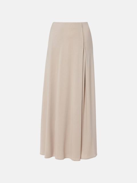 Stilla virgin wool maxi skirt