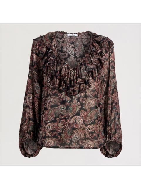 Sam Edelman Ruffle Neck Blouse