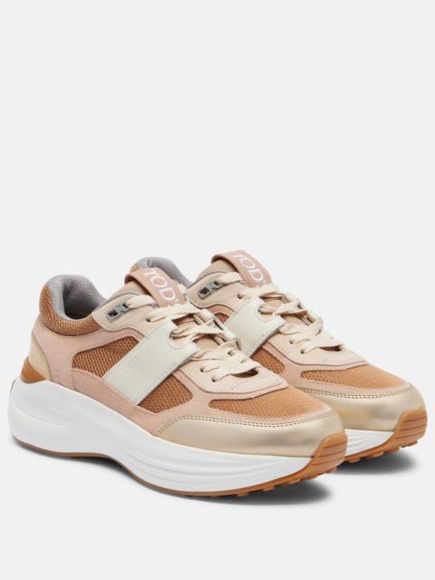 Tod's Leather-trimmed sneakers