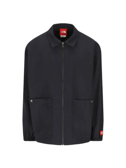 The North Face Red Box Nylon Longsleeve Shirt "Black" NF0A8FHCJK3