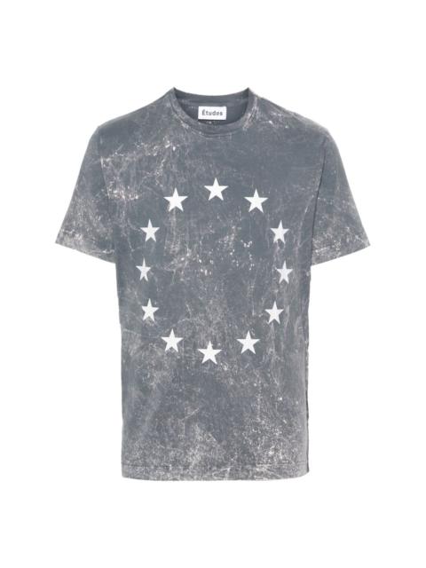 star-print cotton T-shirt