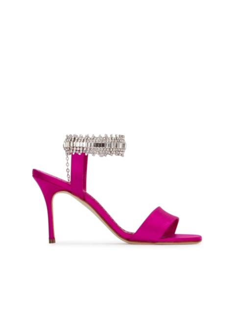 Manolo Blahnik 105mm Parinasan sandals