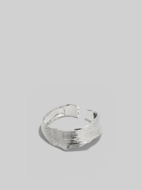 Completedworks Completedworks Pleated Cuff - Silver