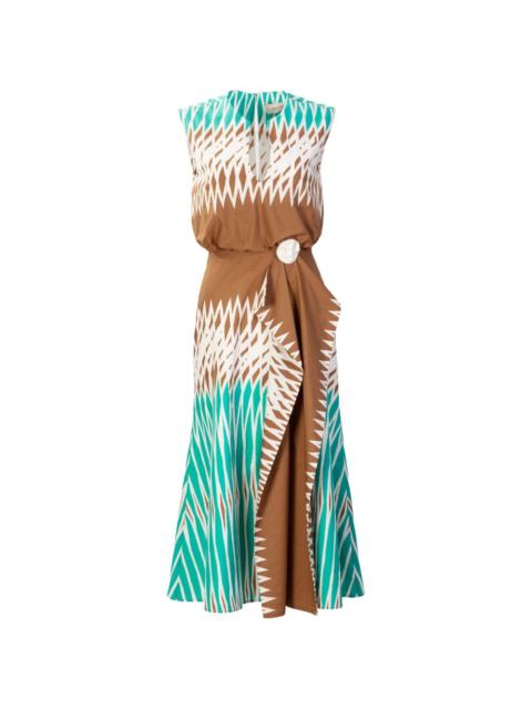 SILVIA TCHERASSI Kendall printed dress