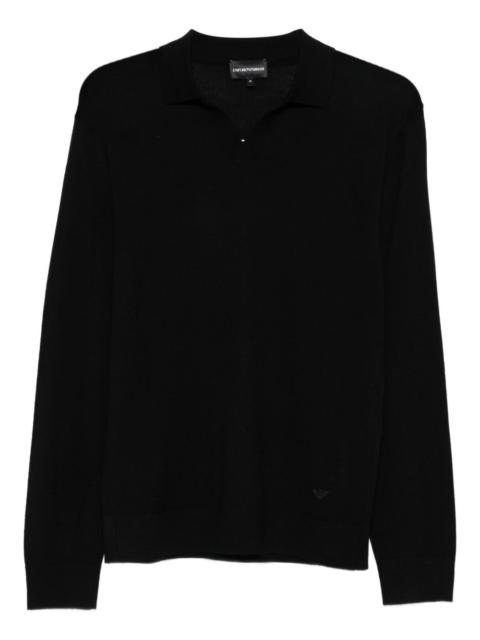 EMPORIO ARMANI polo-neck long-sleeve sweater