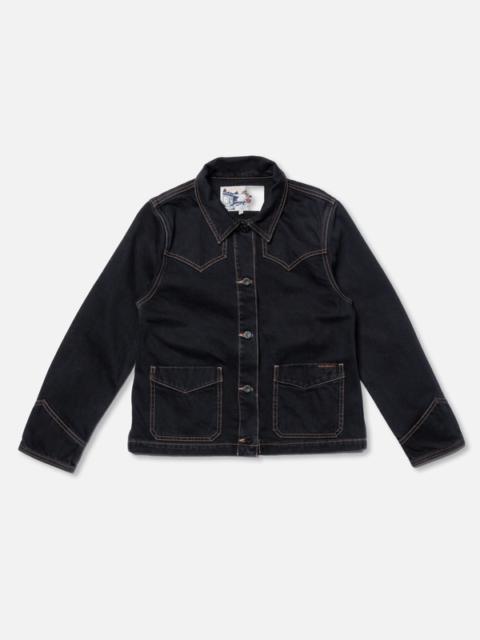 Nudie Jeans Kelly Western Denim Jacket Black