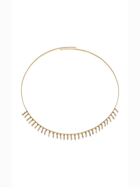 SUZANNE KALAN Dangling 18K Yellow Gold Diamond Necklace