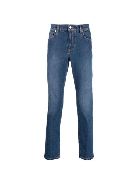 Moschino Smile slim-fit jeans