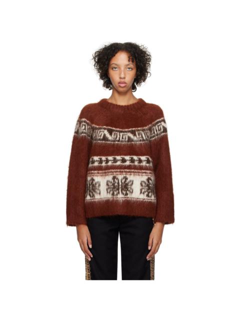 BODE Brown Nobska Sweater