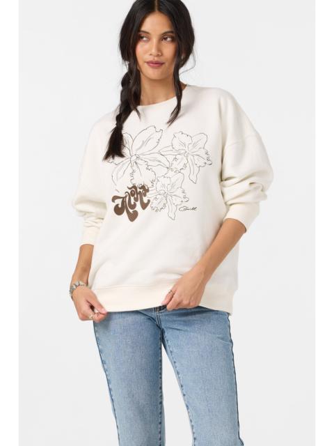 O'Neill Ariah Hawaii Oversized Crew Neck Fleece