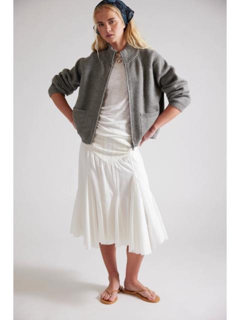 FREE PEOPLE We The Free On It Zip-Up Cardigan