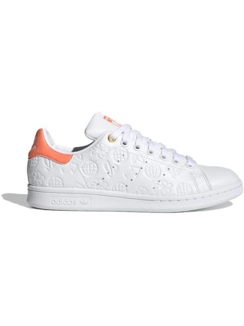 adidas Stan Smith Embossed Graphics White Semi Coral (Women's)