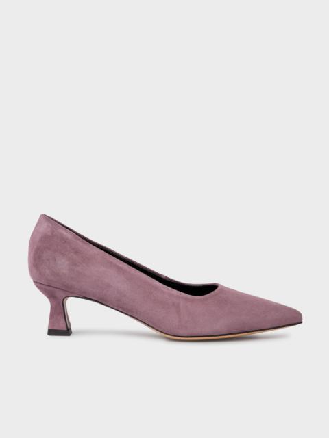 Paul Smith Suede 'Sonora' Heel Court Shoes