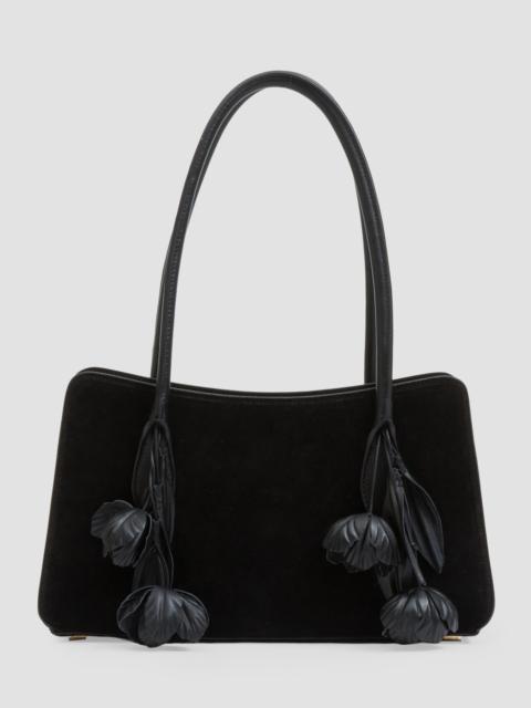 SIMKHAI Women's Fleur Tasseled Suede Shoulder Bag - Black