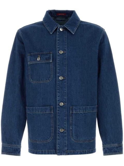 GUCCI Interlocking G lasered denim jacket