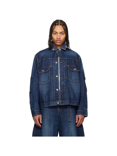 Blue Faded Denim Jacket