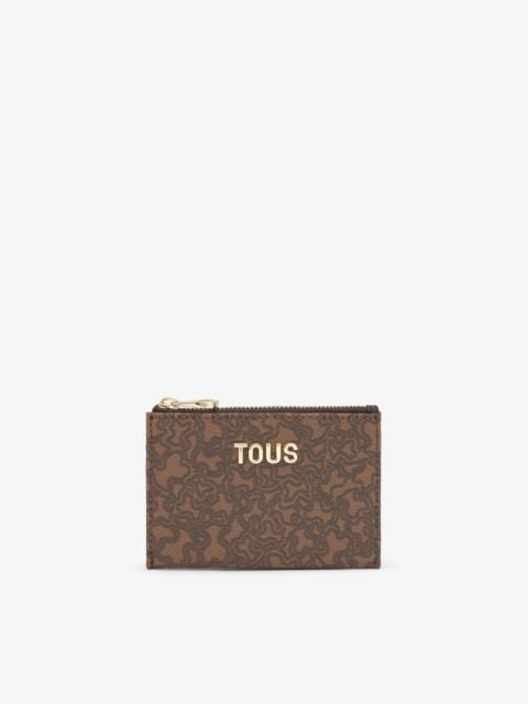 TOUS Brown Change purse cardholder TOUS Kaos Mini Lines