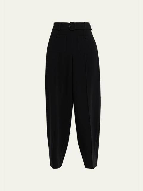 Cinq à Sept Renea Belted Wide Tapered Pants