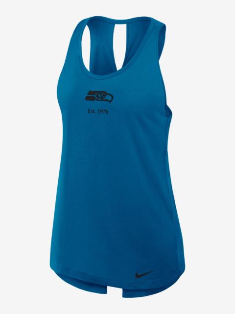 Seattle Seahawks Established Women's Nike Dri-FIT NFL Tank Top