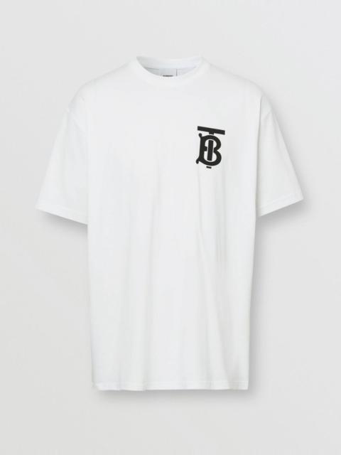 Burberry Monogram Motif Cotton Oversized T-shirt