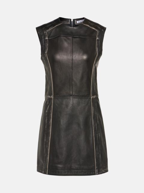 Acne Studios Leather minidress